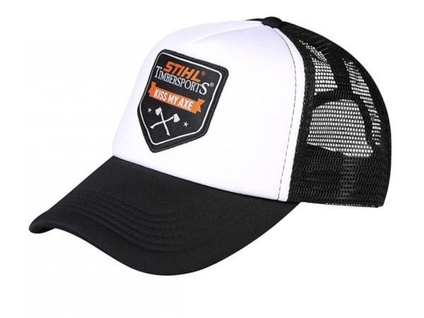 Кепка "Kiss my axe" чорно-біла STIHL 04640210050