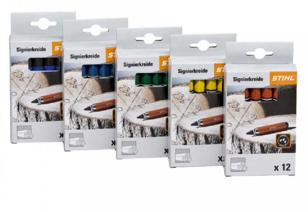 Крейда STIHL для маркування стовбурів дерев, чорні 12 шт. (00008811504)