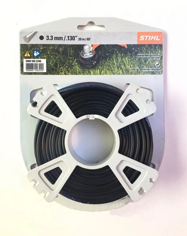 Косильна струна STIHL 3,3 мм x 19 м кругла (00009302346)