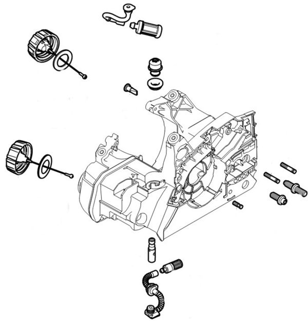Картер двигуна STIHL 11480203002