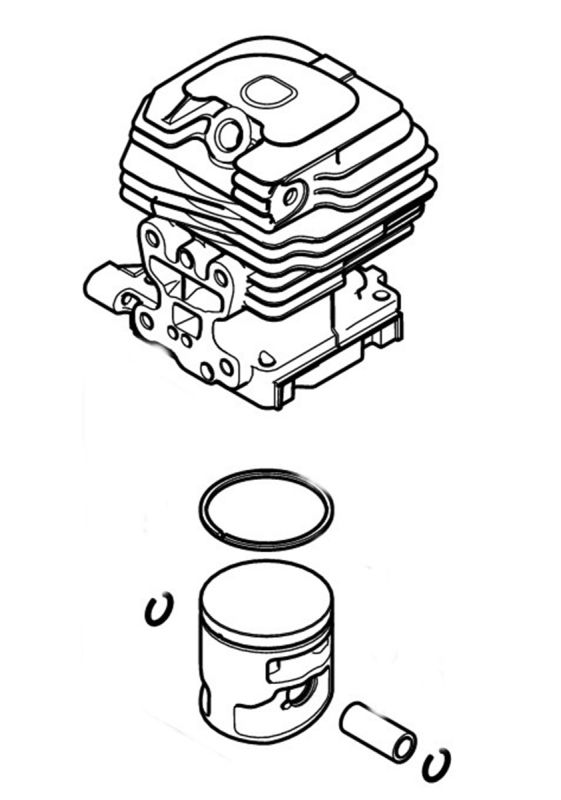 Циліндр з поршнем діаметром 40,5 мм STIHL 11480201207