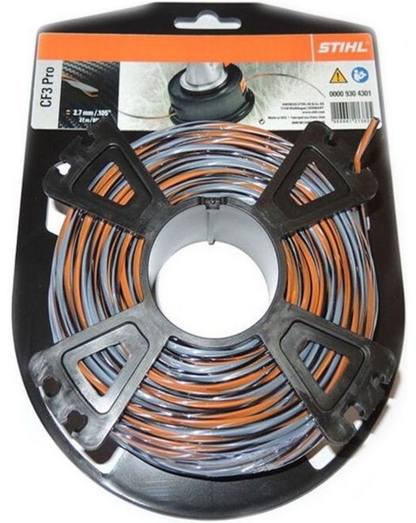 Косильна струна STIHL CF3 PRO 2,7 мм x 26 м квадратна (00009304301)
