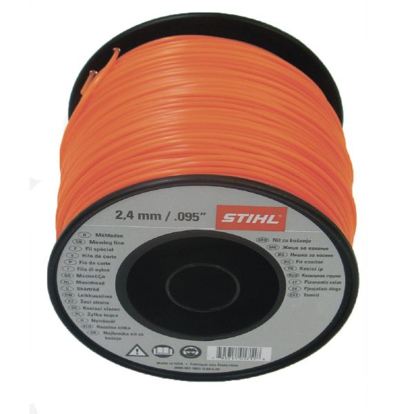 Косильна струна STIHL 2,4 мм х 420 м квадратна (00009302613)