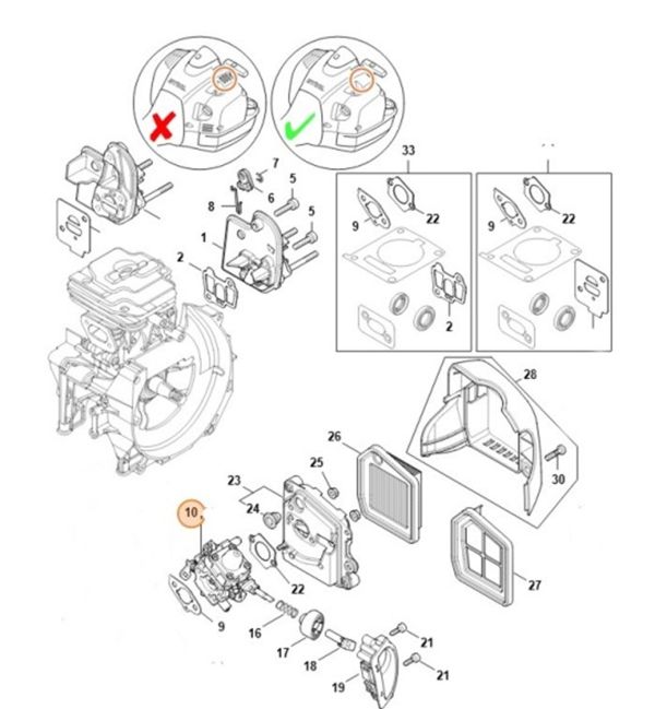 Карбюратор STIHL 41471200621