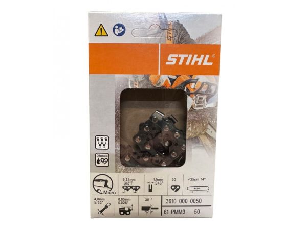 Ланцюг STIHL 61 PMM3, 35 см, 3/8", 1,1 мм, 50 z (36100000050)