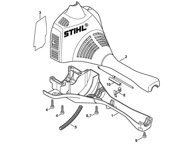 Картер двигуна STIHL 41400203002