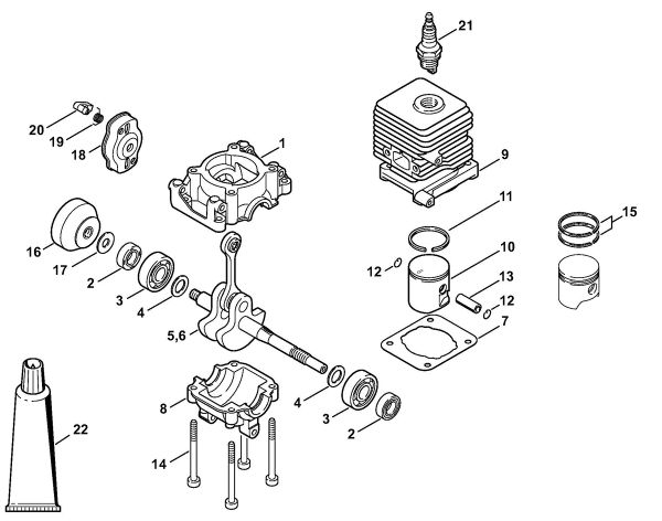 Піддон картера STIHL 41400212500