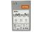 Ланцюг STIHL 61 RH3 Rapid Hexa, 40 см, 3/8″, 1.1 мм, 55 z (31380000055)