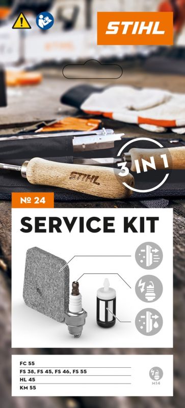 Сервісний набір STIHL Service Kit №24 для FS 38, 45, 46, 55, HL 45, KM 55 (41400074100)