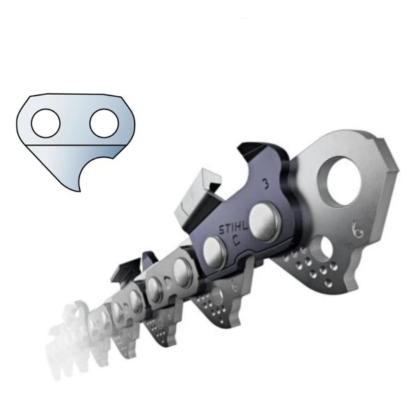 Ланцюг STIHL 63 PM3 Picco Micro, 40 см, 3/8", 1.3 мм, 57 z (36360000057)
