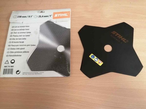 Ніж для трави STIHL 230 мм - 4 пелюстки для FS 55 - FS 250 (40017133801)