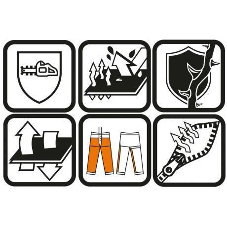 Штани захисні STIHL Function Ergo, р. XXL (00883421007)