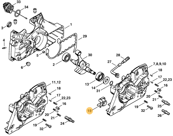Упорний буфер STIHL 11247912800