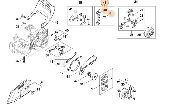 Зубчастий упор STIHL 11230071006