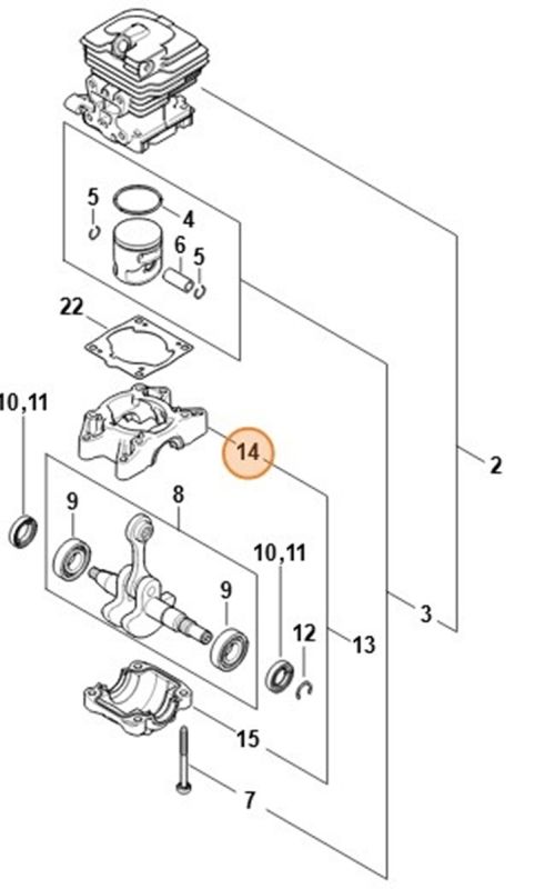 Картер STIHL 11480210300