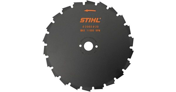 Диск із долотоподібними зубами STIHL 200 мм - 22 зуби для FS 260 - FS 490 (41197134200)