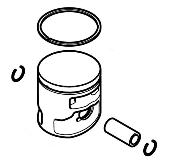 Поршень діаметром 40,5 мм STIHL 11480302017