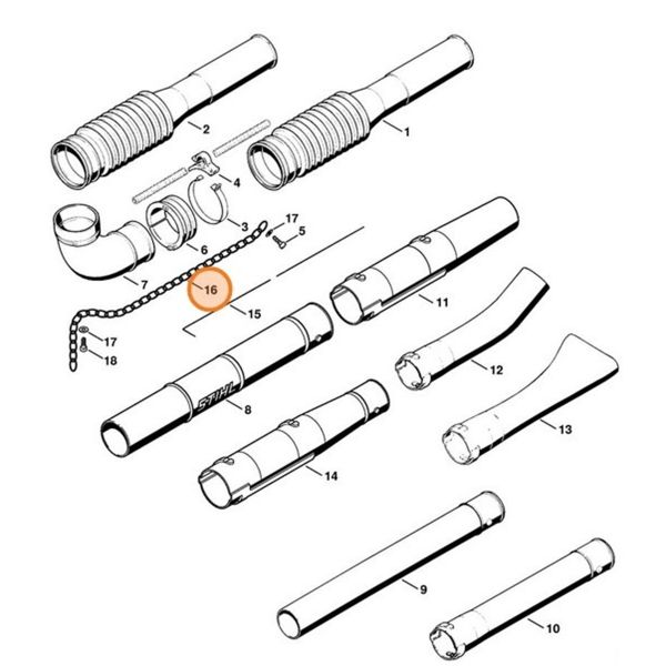 Ланцюг STIHL 1,3 мм (42027178100)