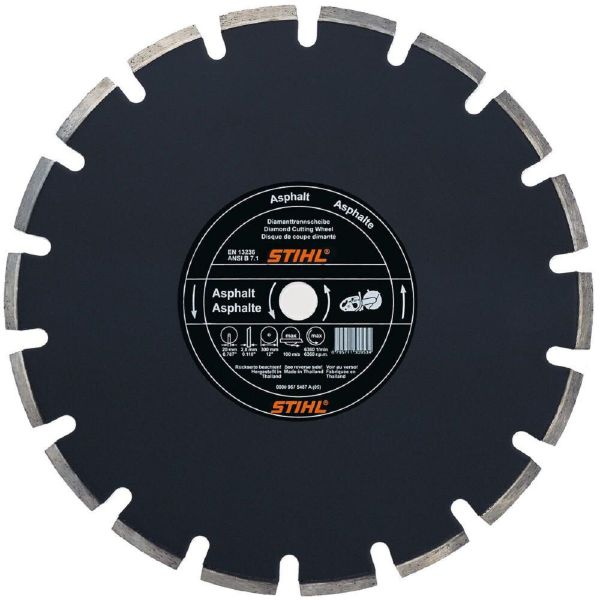 Алмазний відрізний диск по асфальту STIHL D-А40, 400 мм х 3 мм (08350807025)