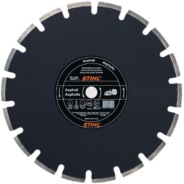 Алмазний відрізний диск по асфальту STIHL А 80, 400 мм х 3,0 мм (08350807028)