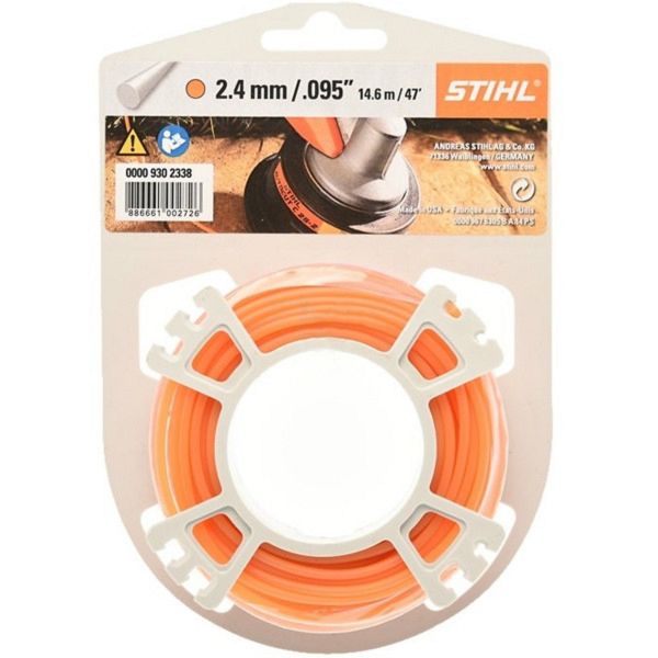 Косильна струна STIHL 2,4 мм х 14 м кругла (00009302338)
