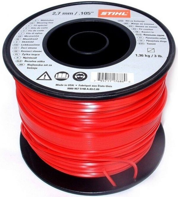 Косильна струна STIHL 2,7 мм х 347 м кругла (00009302289)