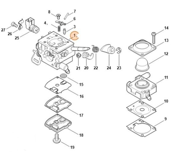Карбюратор STIHL 41471200621