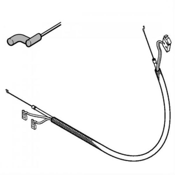 Трос управління дросельною заслонкою STIHL 42281801101