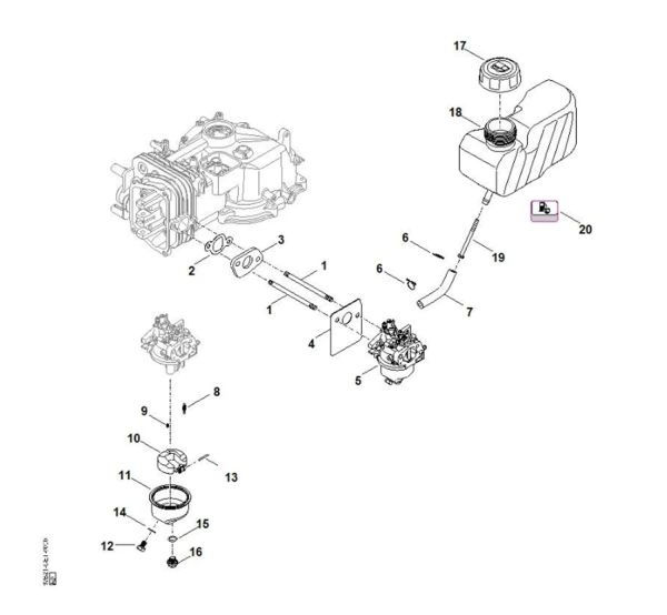 Карбюратор STIHL 00071200600